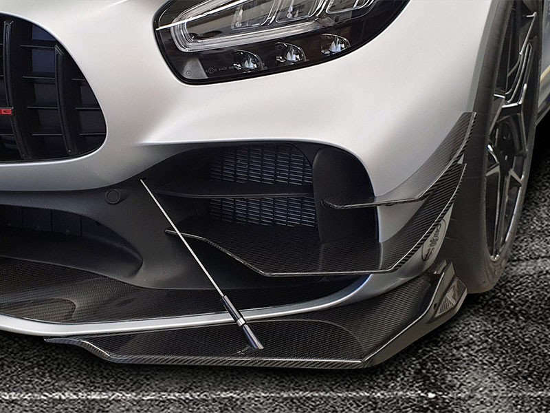 FULL CARBON FRONT SPLITTER CORNERS FOR AMG GT R PRO