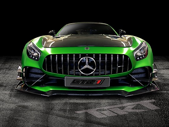 FULL CARBON TRACKSPEC. FRONT SPLITTER FOR AMG GT R
